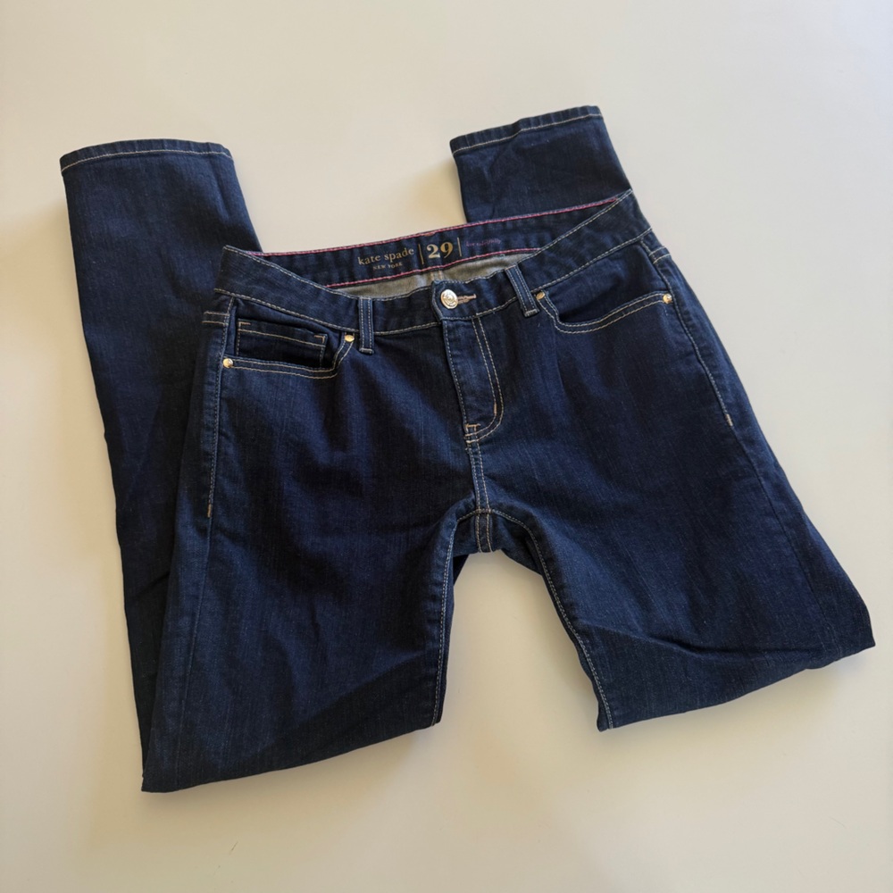 Kate Spade-Dark Wash-Skinny Jeans-Denim-Size 29